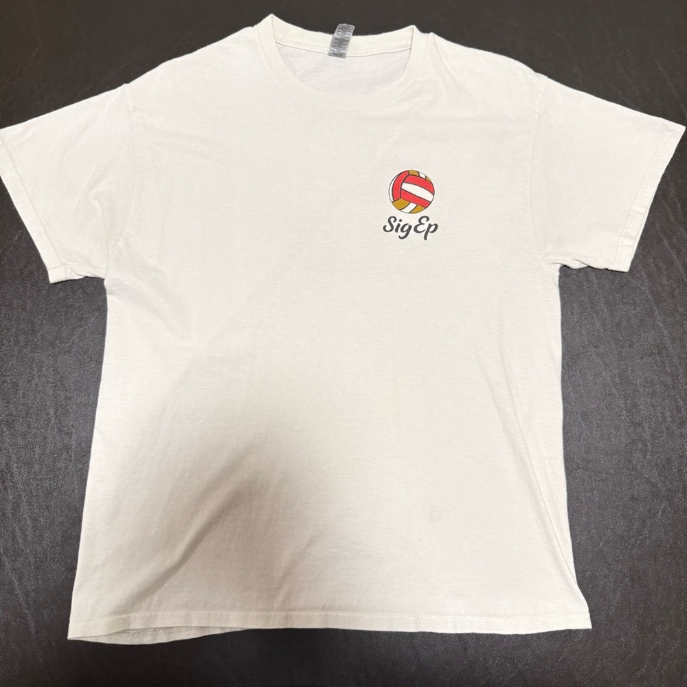 Gildan White Short Sleeve Men's Tee